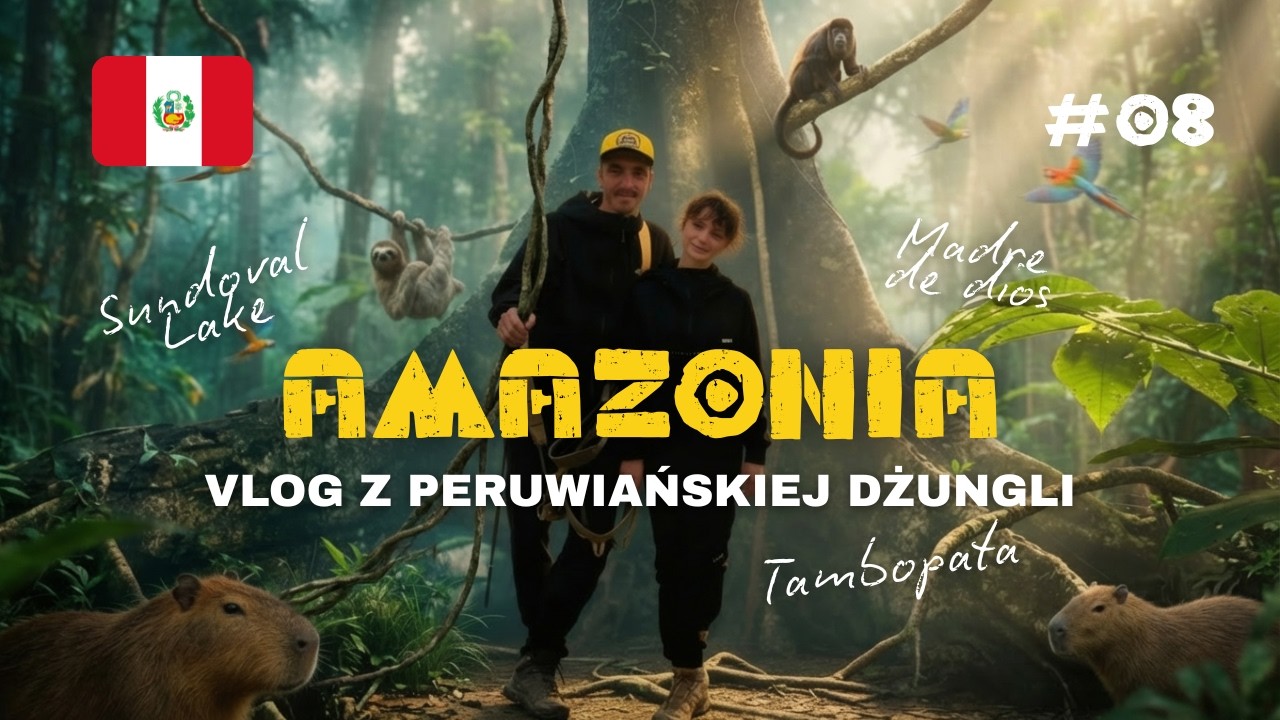 Weszliśmy do najniebezpieczniejszej dżungli w środku nocy… 🌙 | 3 dni w Amazonii 🌿 Peru VLOG #8