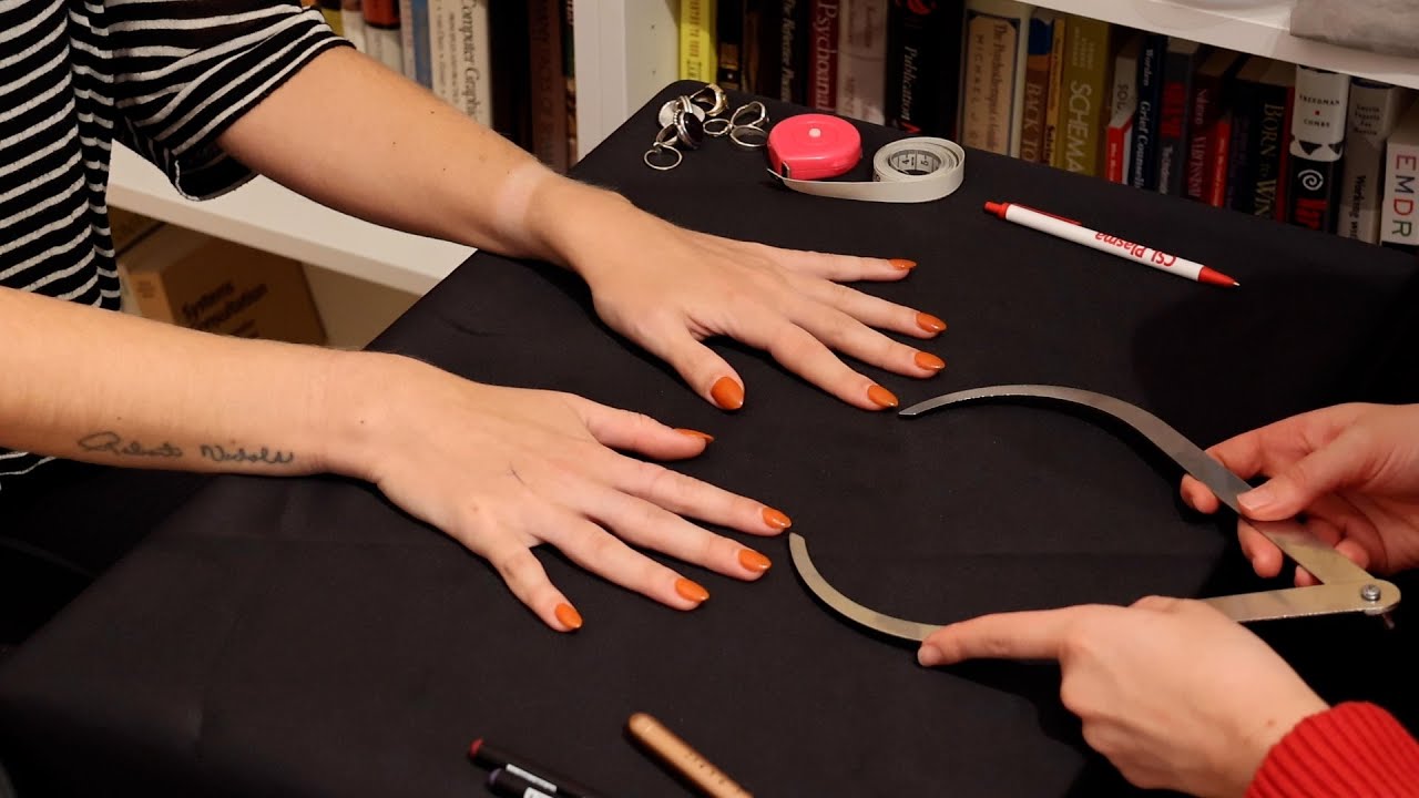 Glove Fitting | Detailed Measurements for Full Length Gloves ASMR