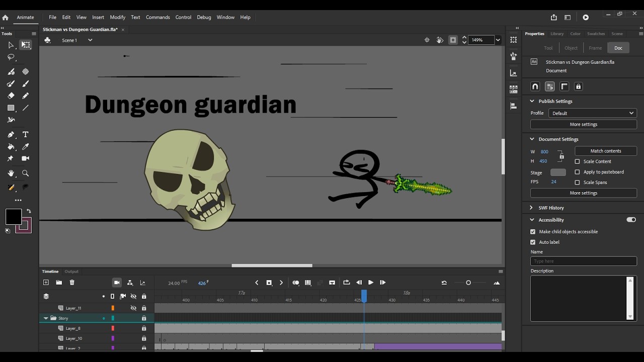 Can I finish Stickman vs Terraria animation in 1 day?