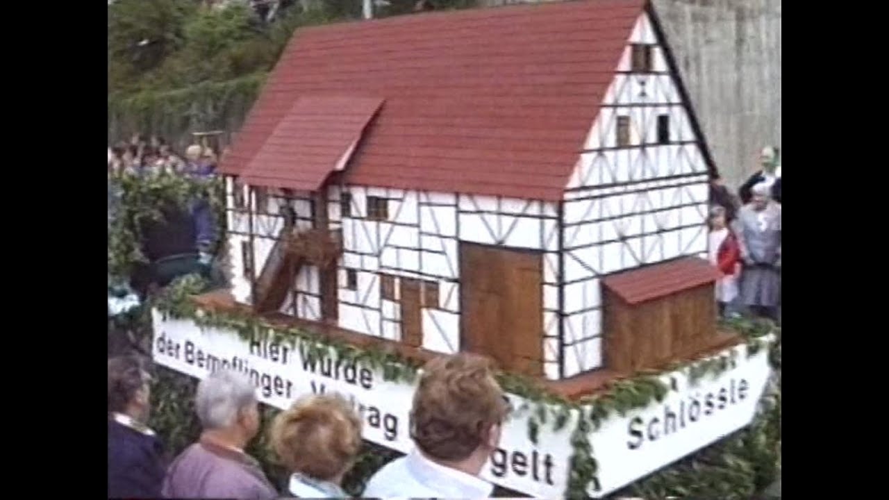 900 Jahre Bempflingen * historischer Festumzug * Livemitschnitt aus dem Jahre 1990