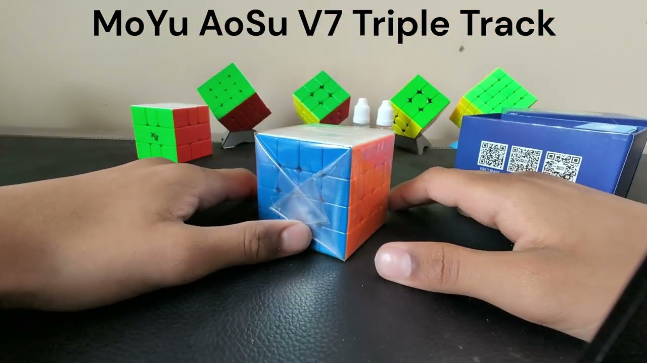 Unboxing The MoYu AoSu V7 Triple Track 4x4 and YJ MGC Square-1. speedcubeshop.com