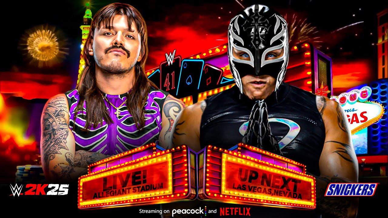 WWE2K25: Dominik Mysterio Vs Rey Mysterio Gameplay Concept!