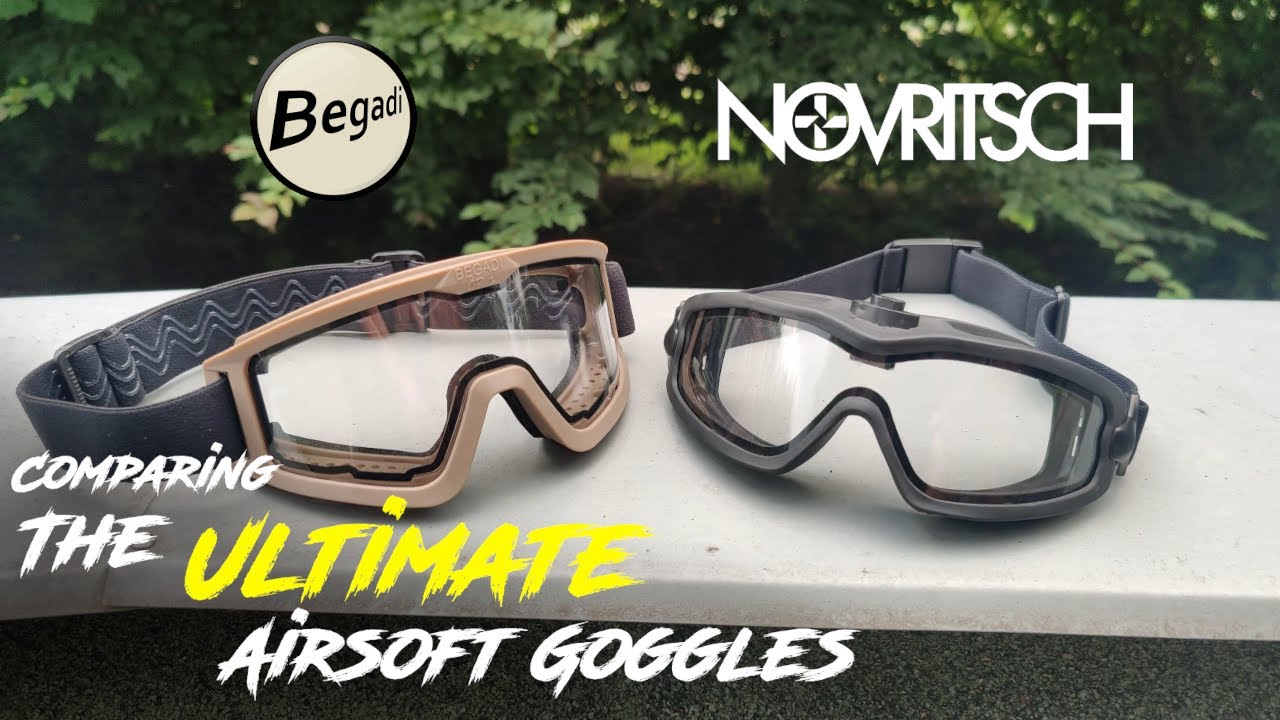BEGADI CP1 vs. NOVRITSCH AntiFog safety goggles | Finding the ULTIMATE  fog-free airsoft goggles