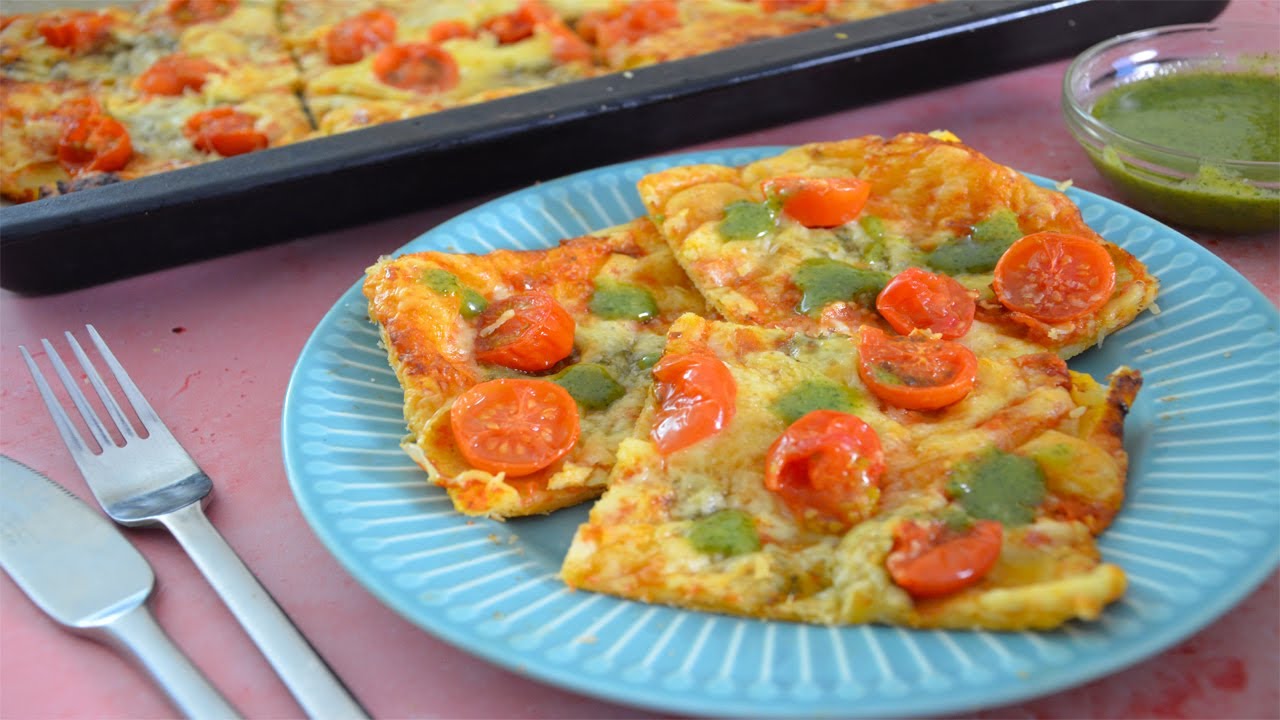 Cheese Tomato and Pesto Puff Pastry Tart