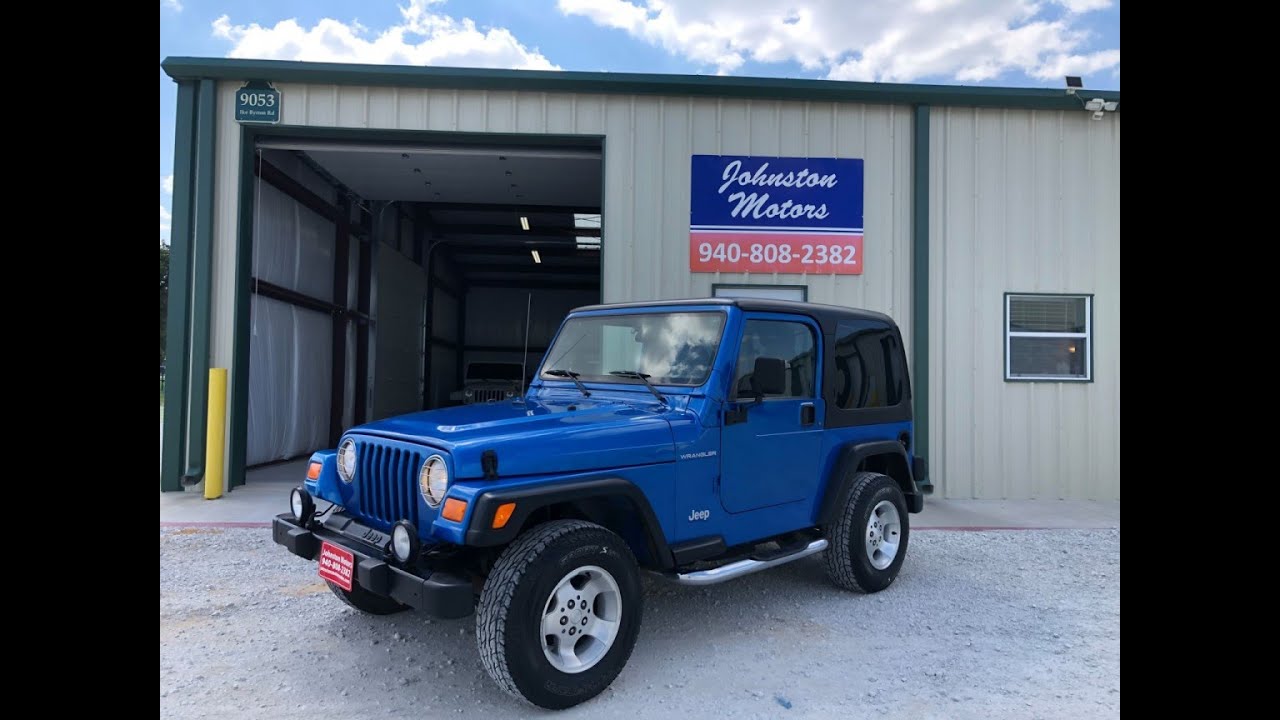 2002 Intense Blue Pearl Jeep Wrangler TJ