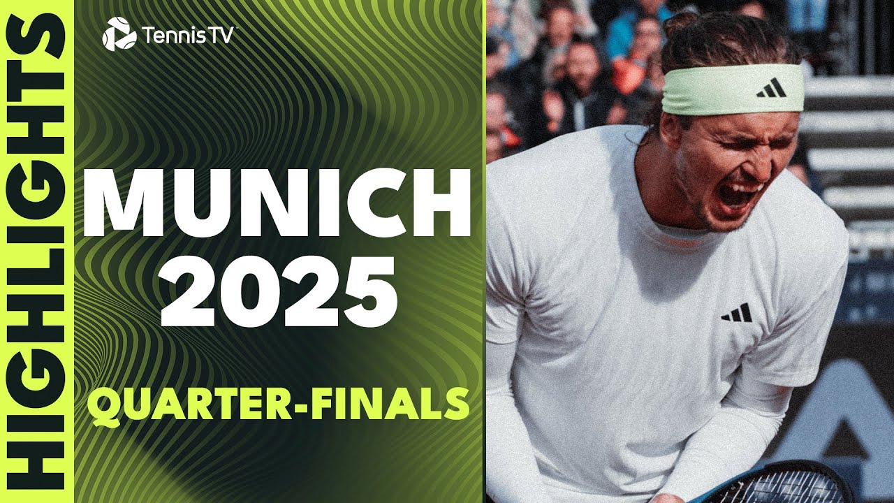 Zverev And Griekspoor Play An Epic; Shelton Also Features | Munich 2025 Quarter-Final Highlights