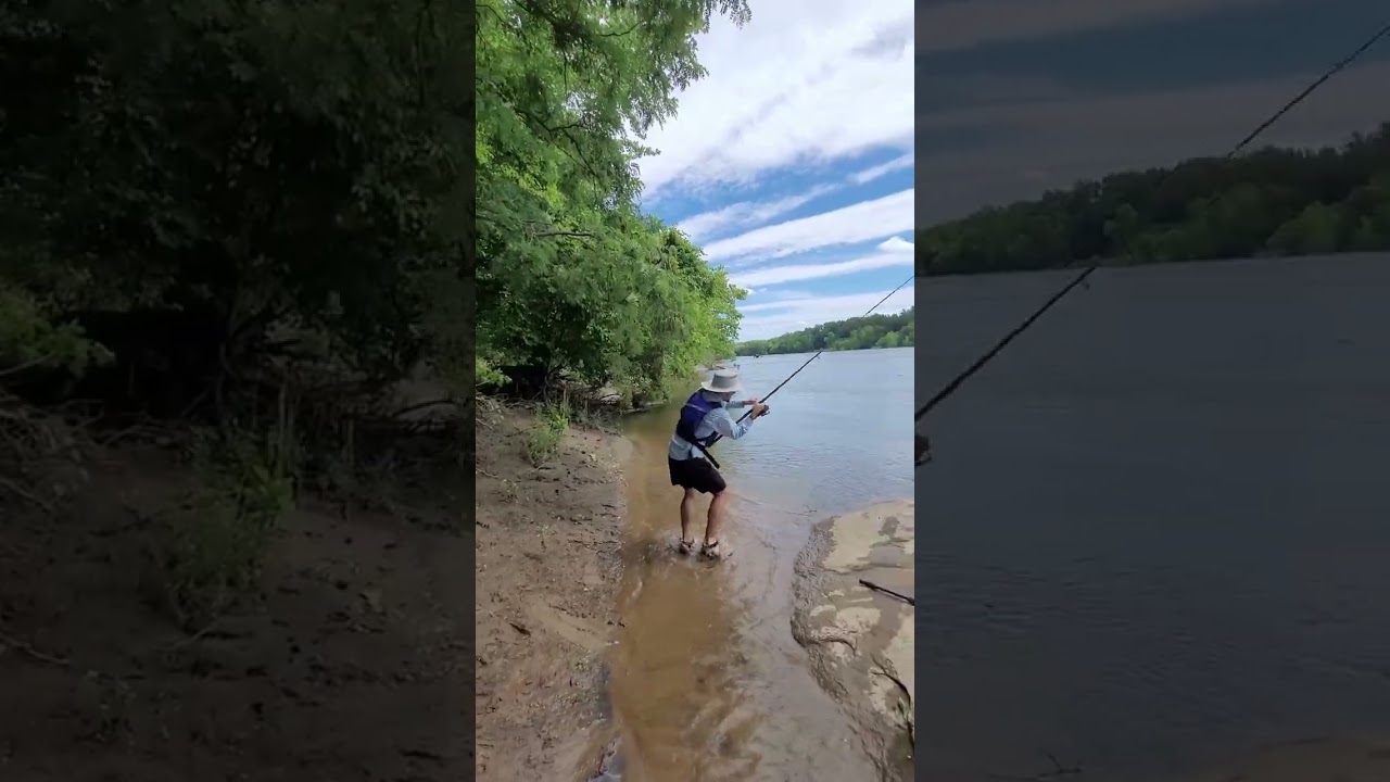 River Fishing Tips & Tricks: How NOT To Fight A Big Blue Catfish: FATKAT Best Catfishing Rigs!