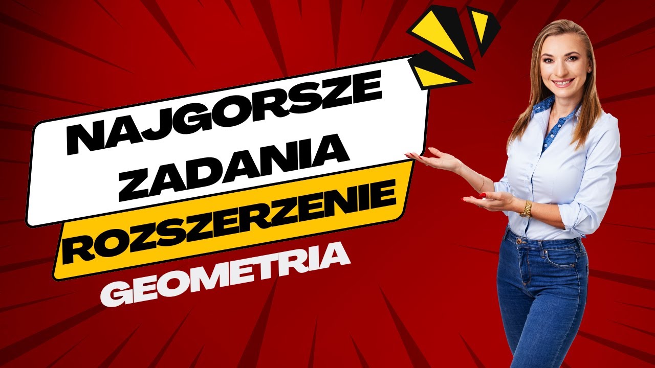 NAJGORSZE ZADANIA z Geometrii i Brył! MATEMATYKA poziom ROZSZERZONY! 🤩 MATURA 2024 Sprawdź się!
