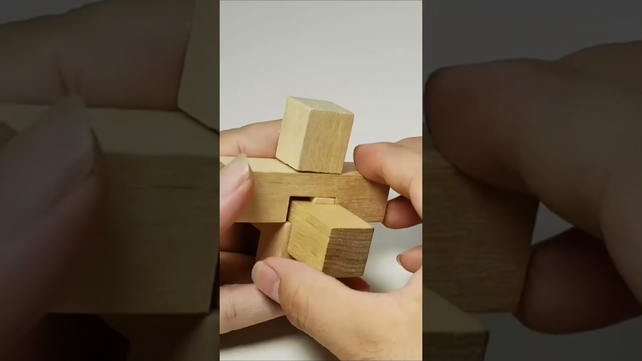 Luban Lock Hero Lock Installation Tutorial, Difficulty Level One Star#Children's Puzzle #puzzletoys