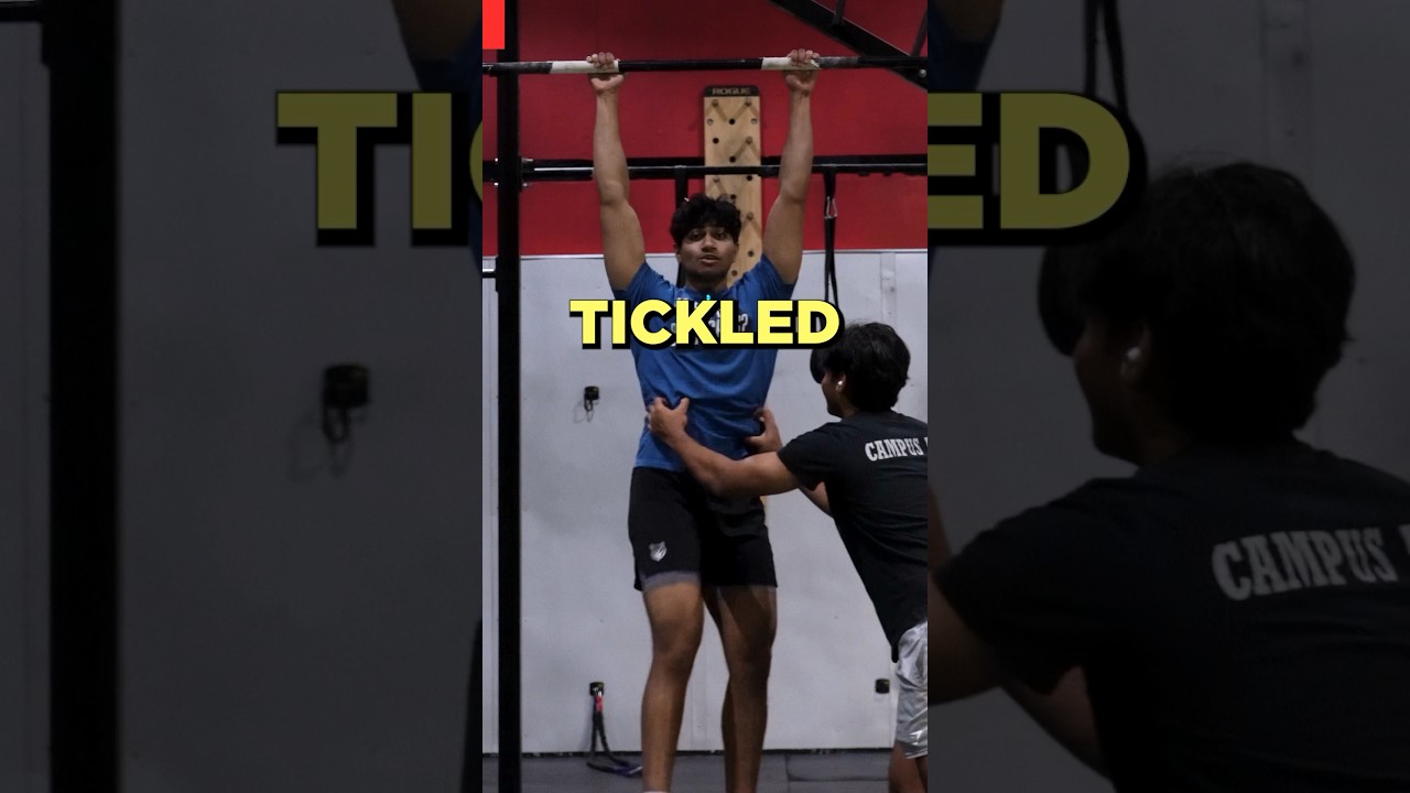 $100 If You Hang While Getting Tickled 😂￼