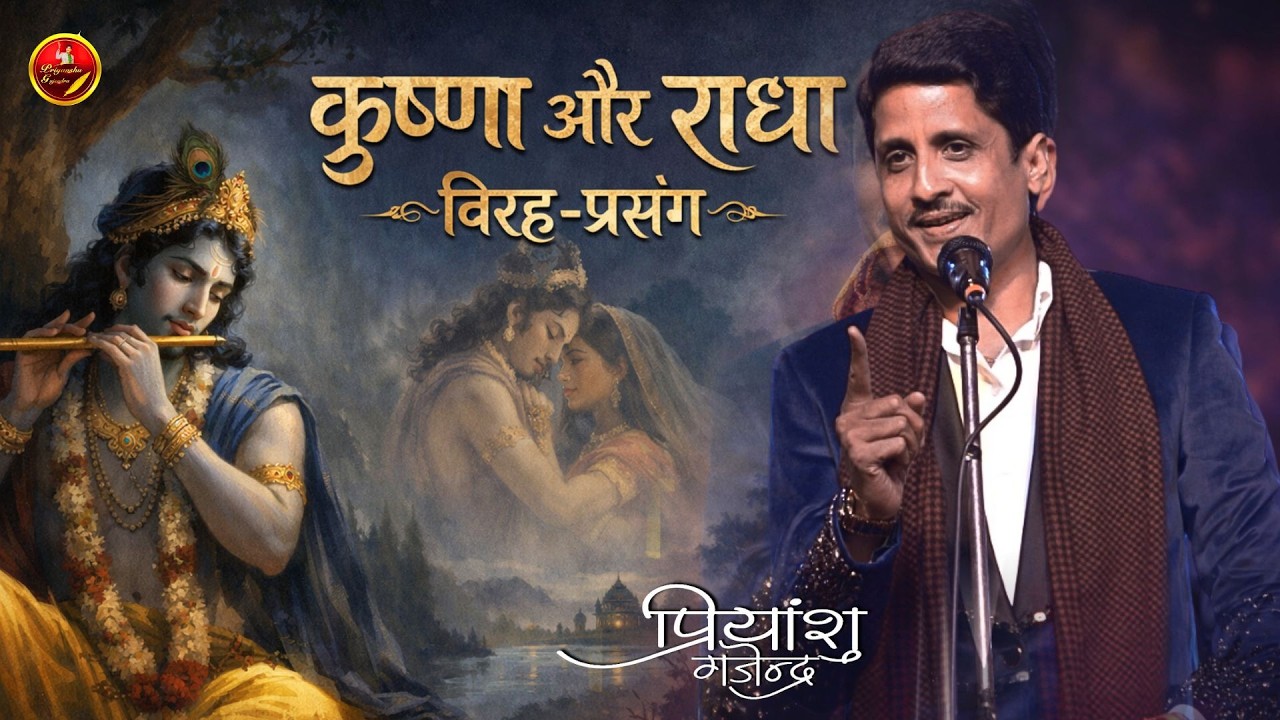 कृष्ण और राधा विरह-प्रसंग | Priyanshu Gajendra | Latest Kavisammelan | Mahadeva Mahotsav Barabanki