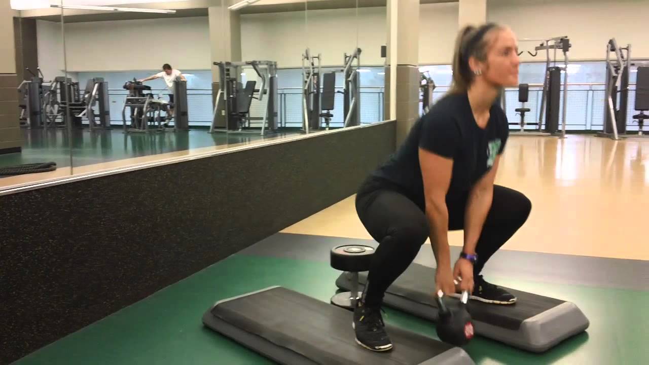 How to Kettlebell Sumo Squat