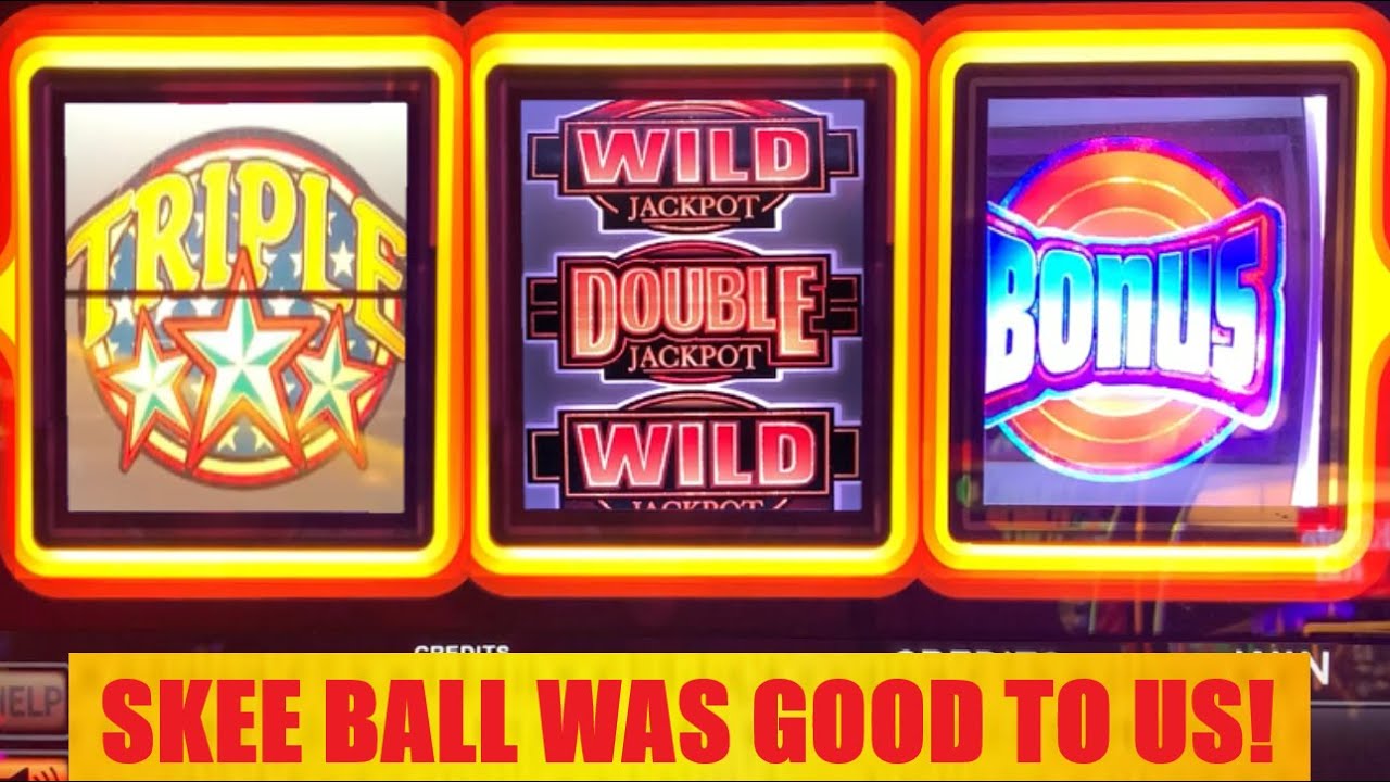 Обожаю этот игровой автомат Skee Ball Cash! Игровой автомат Triple Double Jackpot Wild Blazing 77...