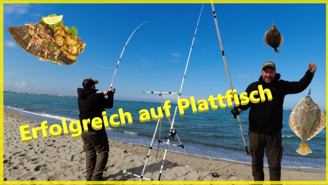 Brandungsangeln Ostsee ganz einfache und erfolgreich im Frühjahr 2024 auf Plattfisch