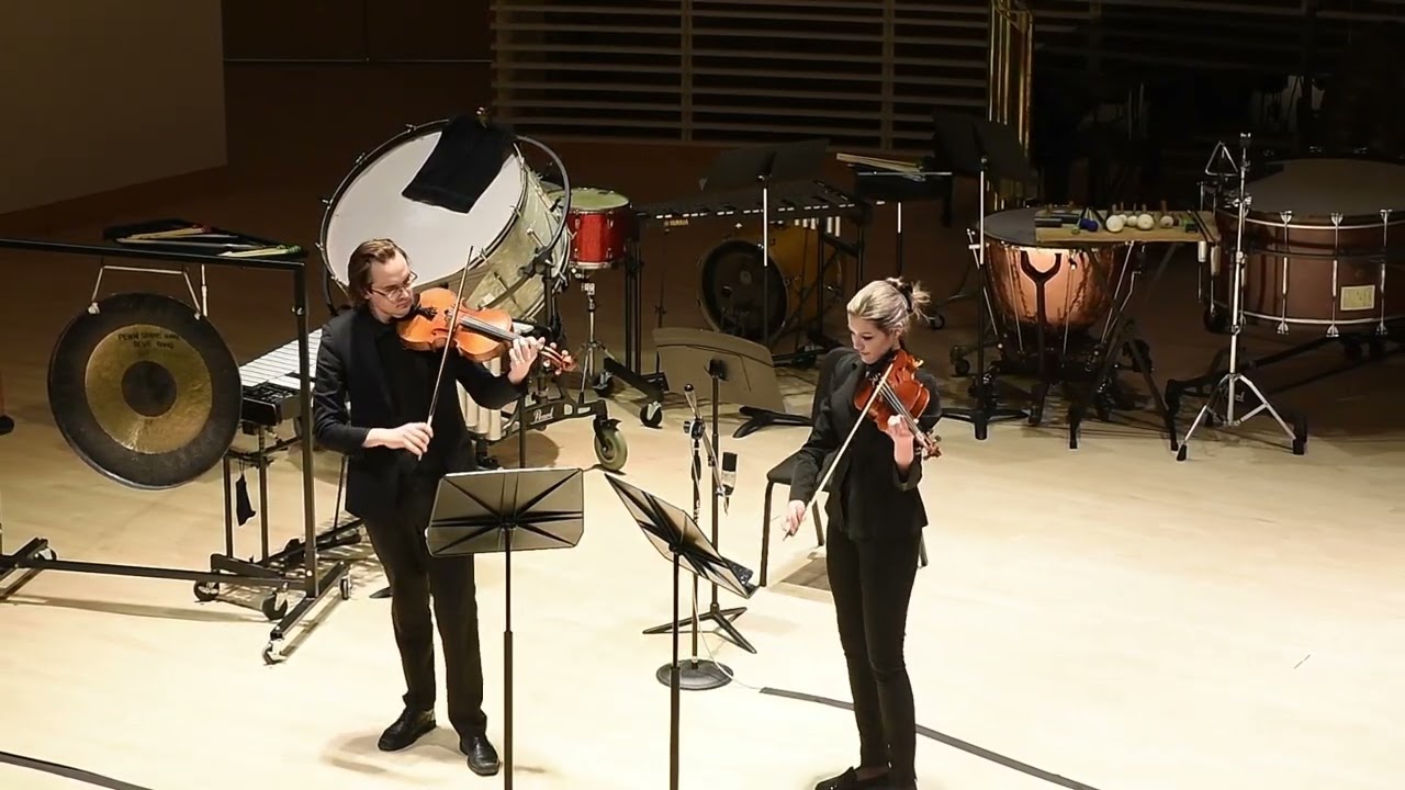Syriac Fugato 2 by Sami Seif | Performed by Carla Mendoza and Zephyr Wills | Penn State Living Music