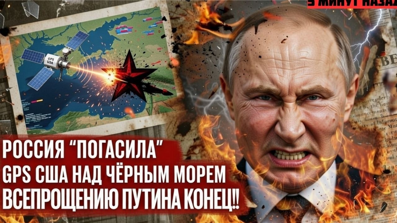 Ноль спутников: Как Россия выжгла 250 км GPS в Чёрном море