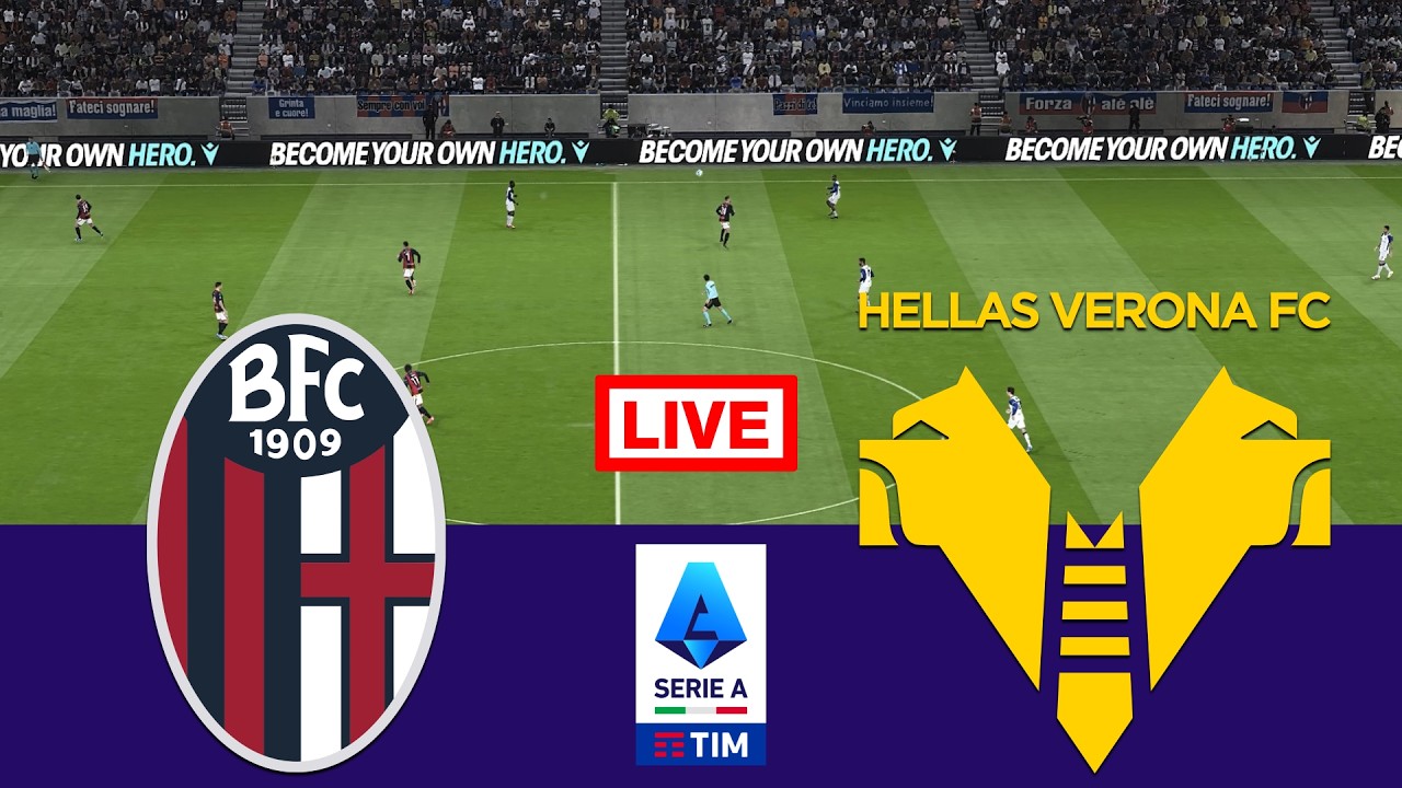 🔴 In Diretta : Bologna vs Hellas Verona | Serie A 2025/26 | Streaming completo della partita