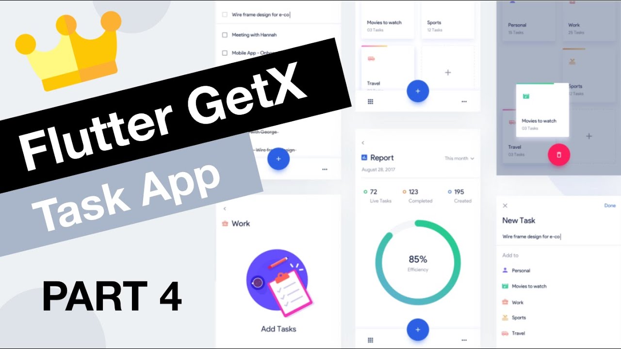 Flutter GetX Task Todo App Tutorial | App from Scratch Part 4