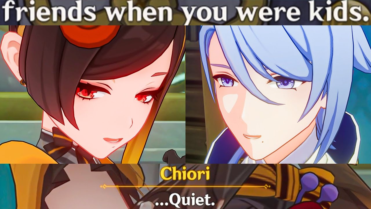 CHIORI & AYAKA Past from AYATO Story Cutscene Genshin Impact