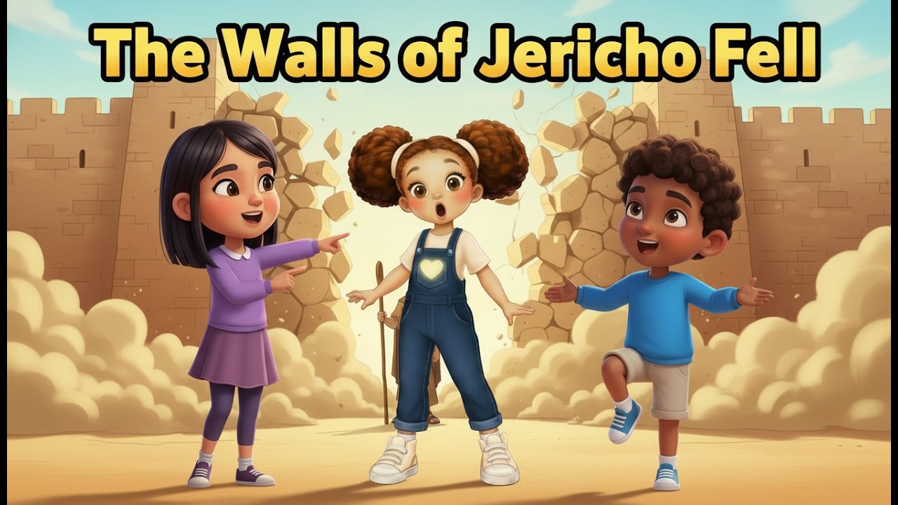 The Walls Fell Down! Joshua & Jericho | Kids Bible Story