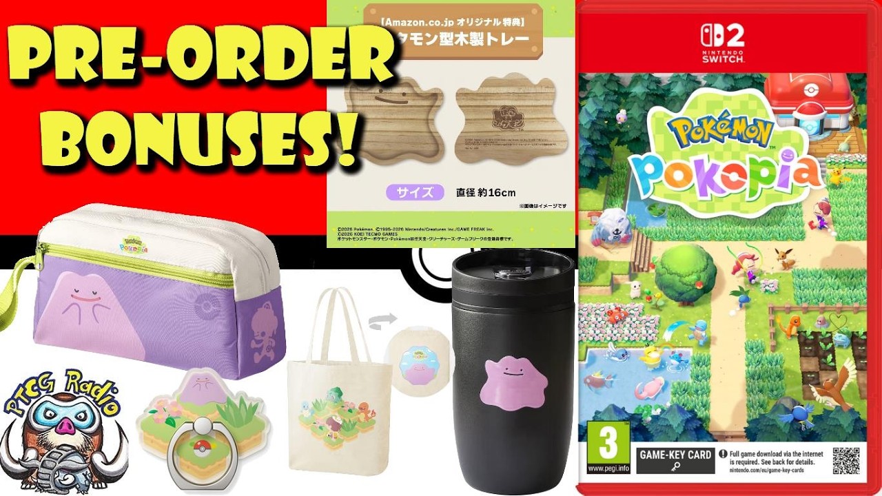 The Best Pre-Order Bonuses for Pokemon Pokopia! Switch 2! (Pokémon News)