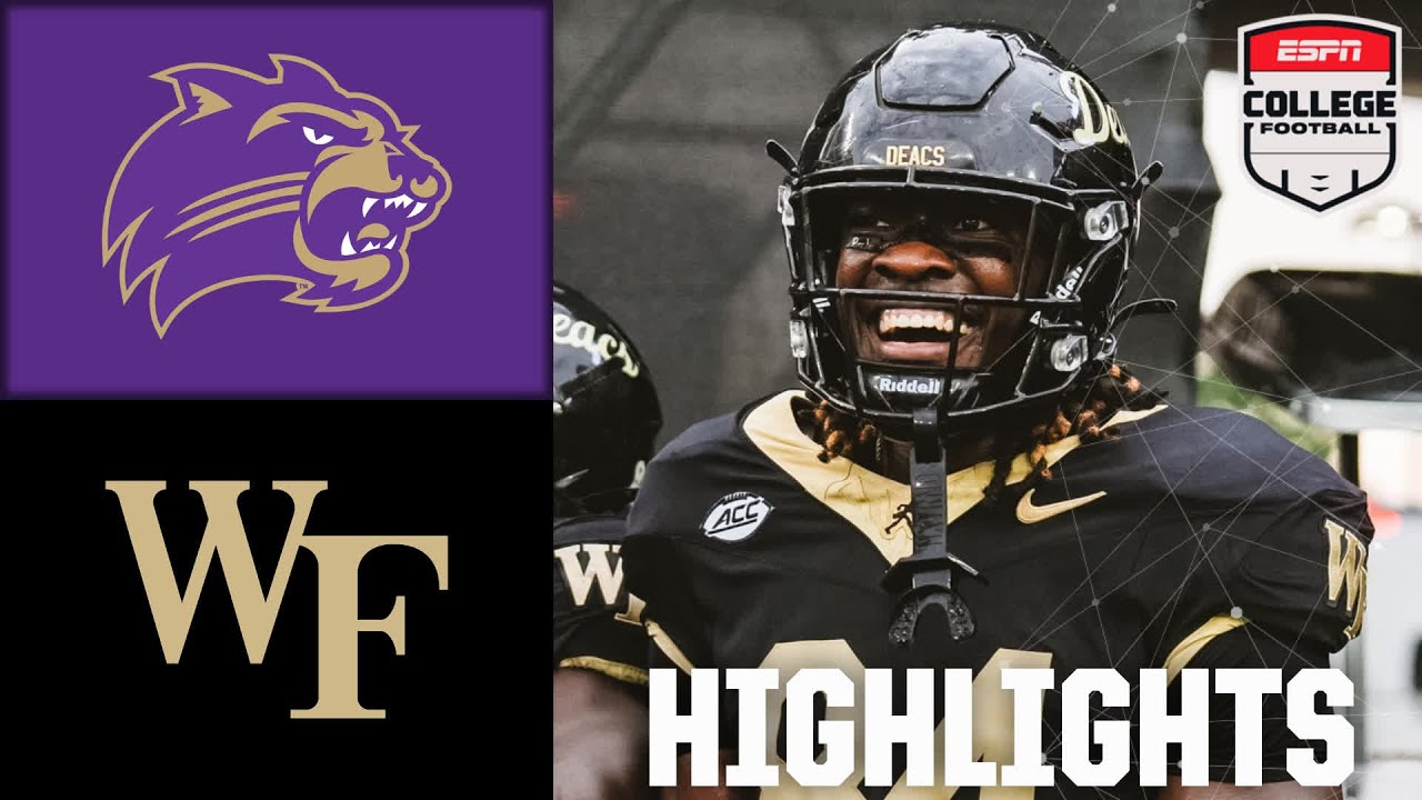 Western Carolina Catamounts vs. Wake Forest Demon Deacons | Full Game Highlights | ESPN CFB