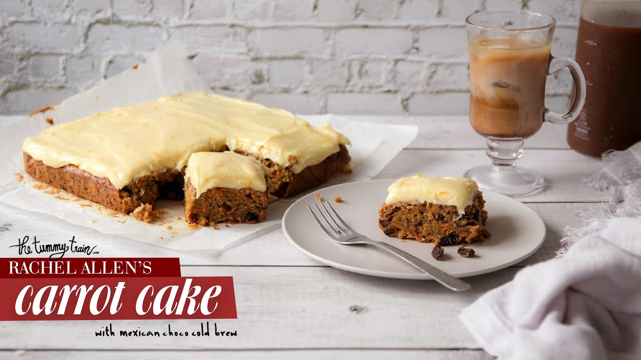 Rachel Allen's gloriously frosted Carrot Cake + Mexican Chocolate Cold Brew | The Tummy Train