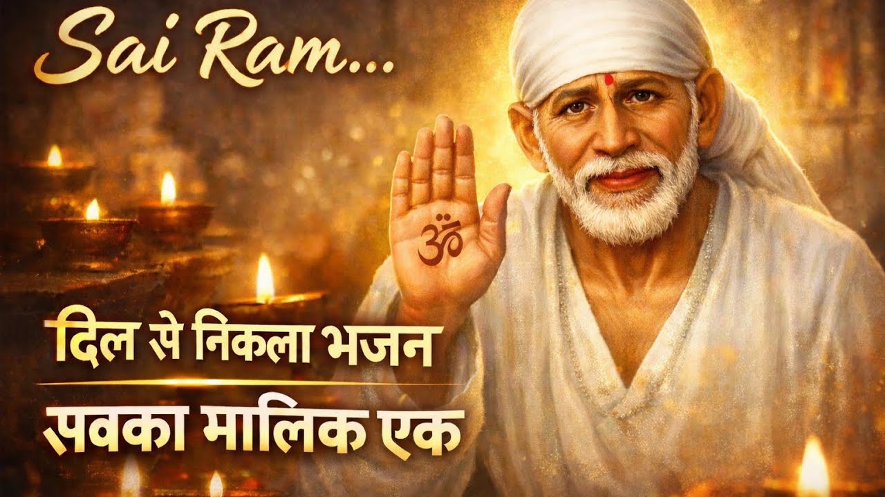 Jab sab kuch khamosh ho jaye, tab Sai Baba ka naam bolna… Sai Ram 🙏”