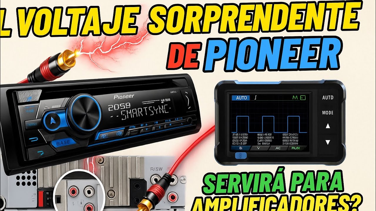 La VERDAD sobre la salida RCA del Pioneer: ¡Osciloscopio en mano! 🤚 