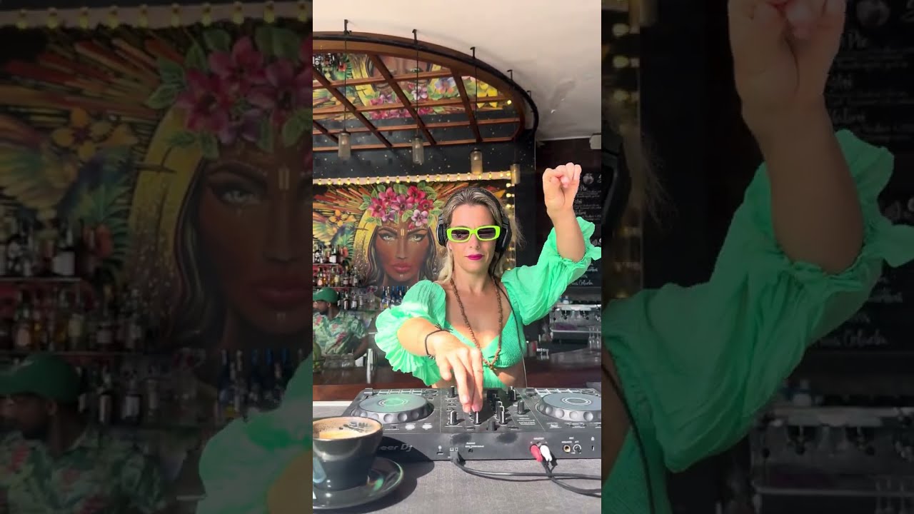 DJ CRAZY ANGEL AT ANGEL BEACH, SRI LANKA #djcrazyangel #femaledj #afrohouse #srilankadj 