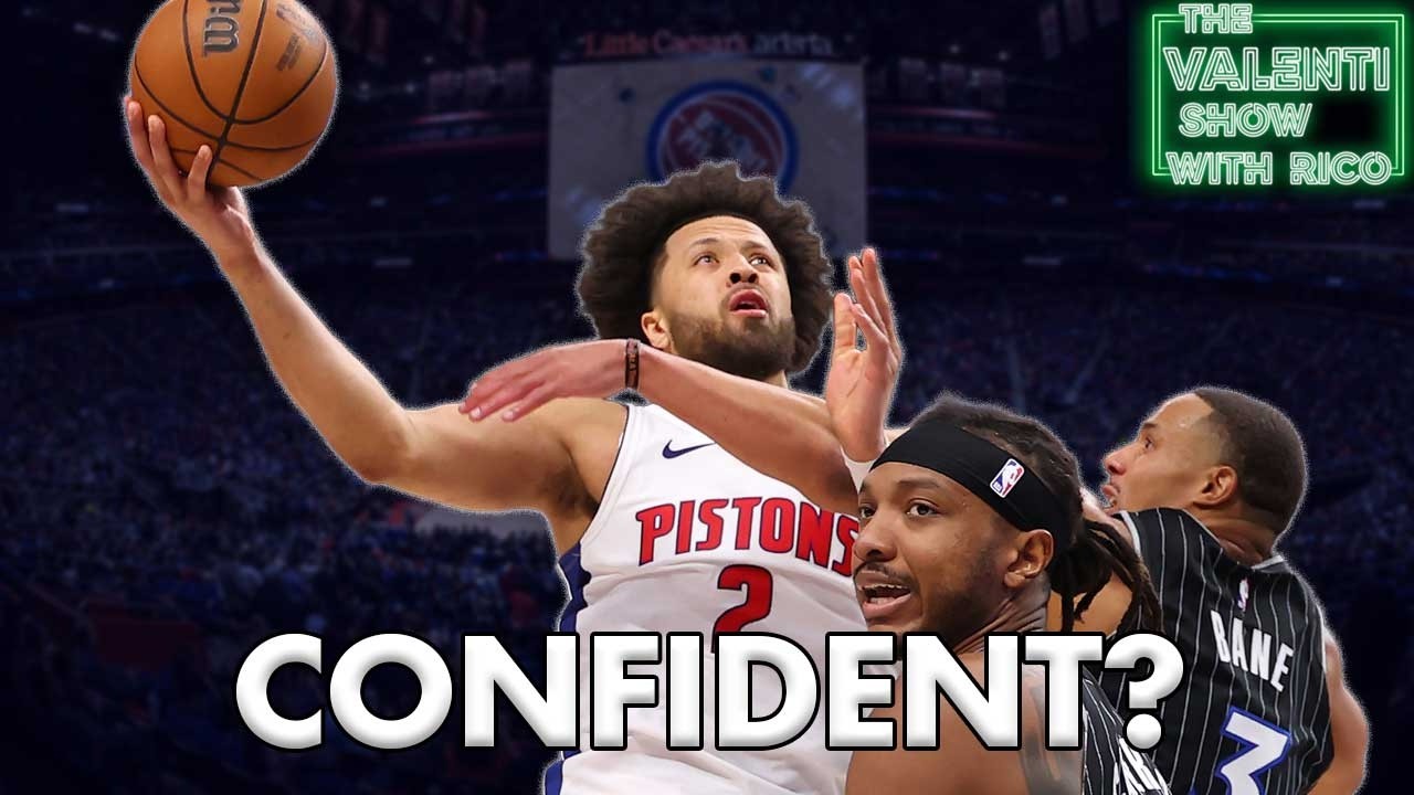 Confidence Level In The Pistons Winning Game 3 Over The Magic? | The Valenti Show with Rico