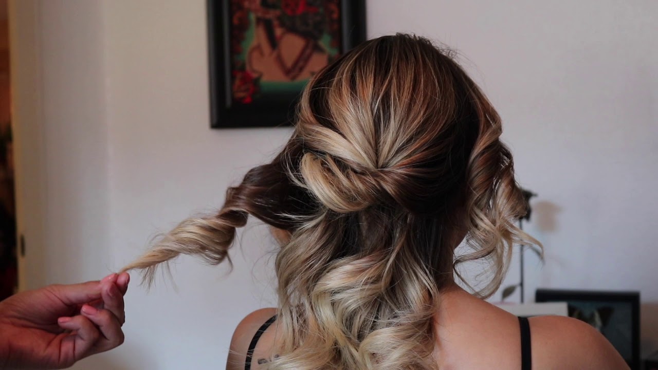 How to Romantic Messy updo Tutorial
