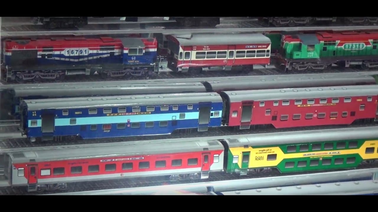 Railway Exhibition - Unbelievable Paper Made Train Models Kept On Display !!!