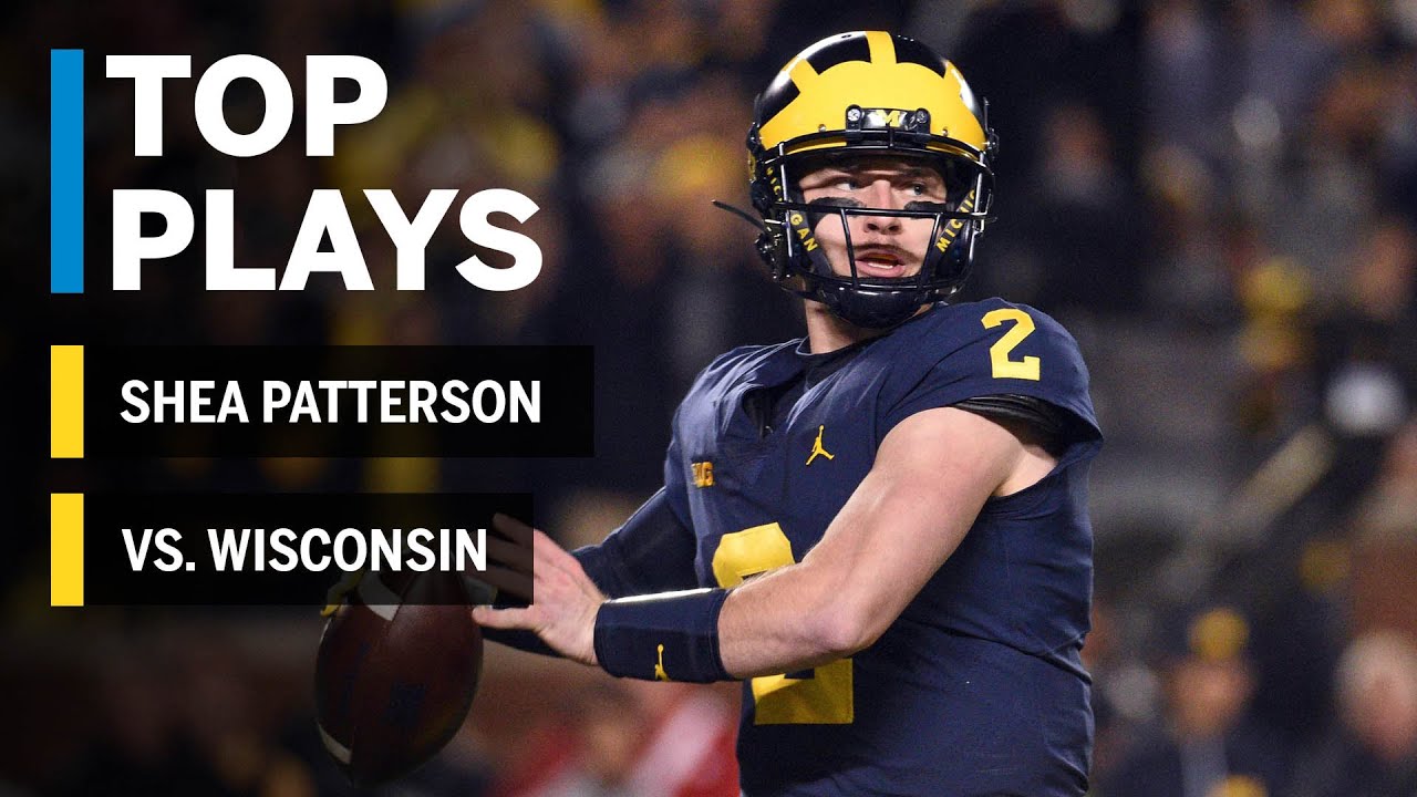 Top Plays: Shea Patterson Highlights vs. Wisconsin Badgers | Big Ten Football