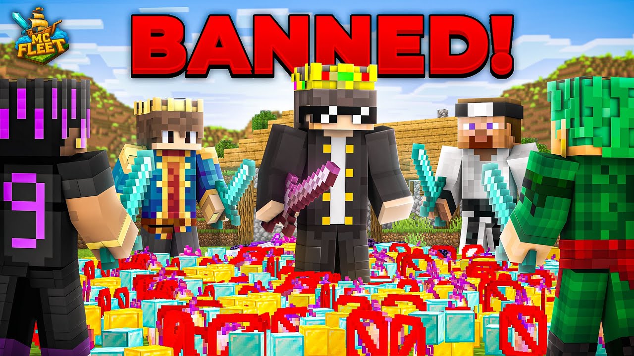 I Almost GOT BANNED From THE 'MC FLEET' Server in Minecraft...