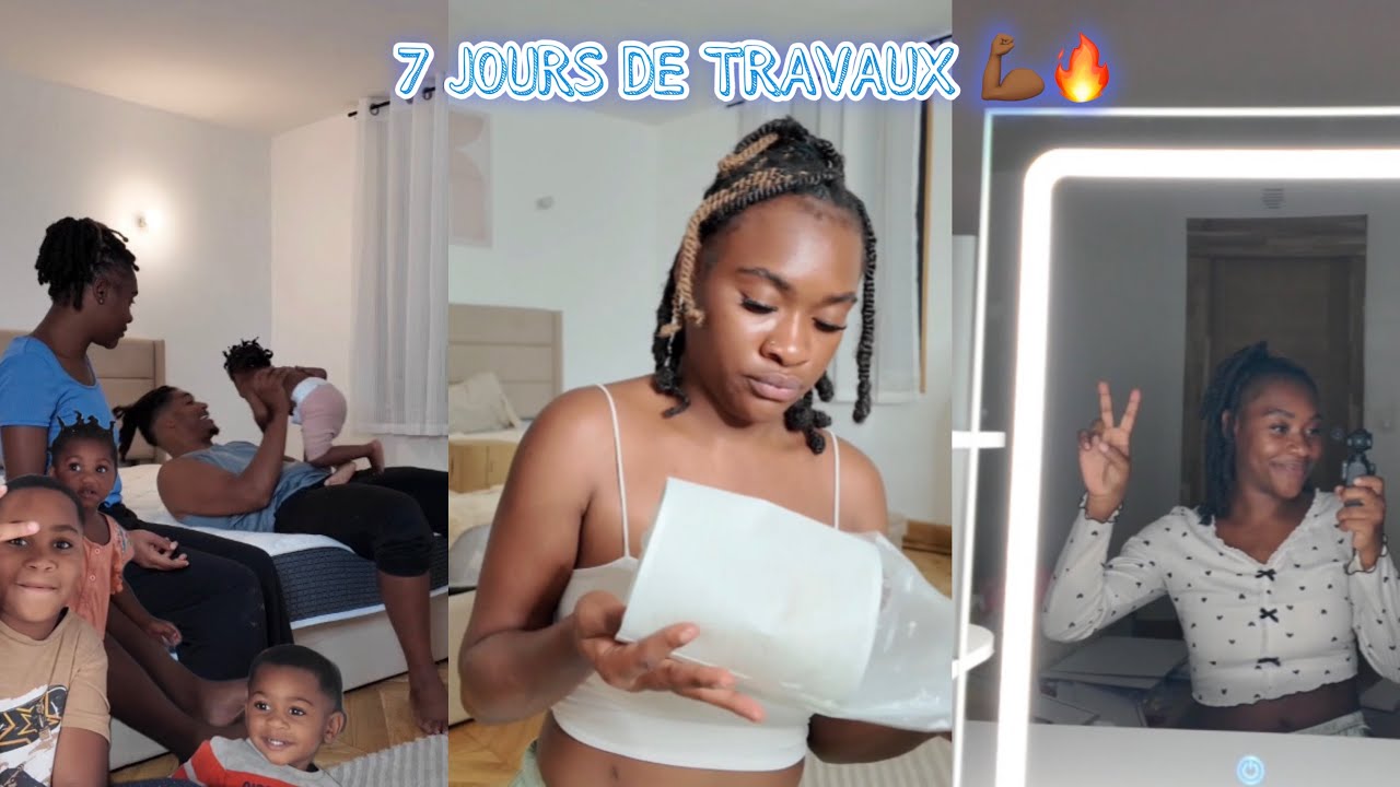 🚧 CHAMBRE | DRESSING | COULOIR ENFANT👩🏾‍❤️‍👨🏾🔨🚸👶🏾🦺 | FORMAT VLOG