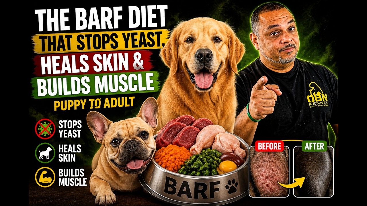 Raw Diet For Dogs To Gain Muscle!!!
