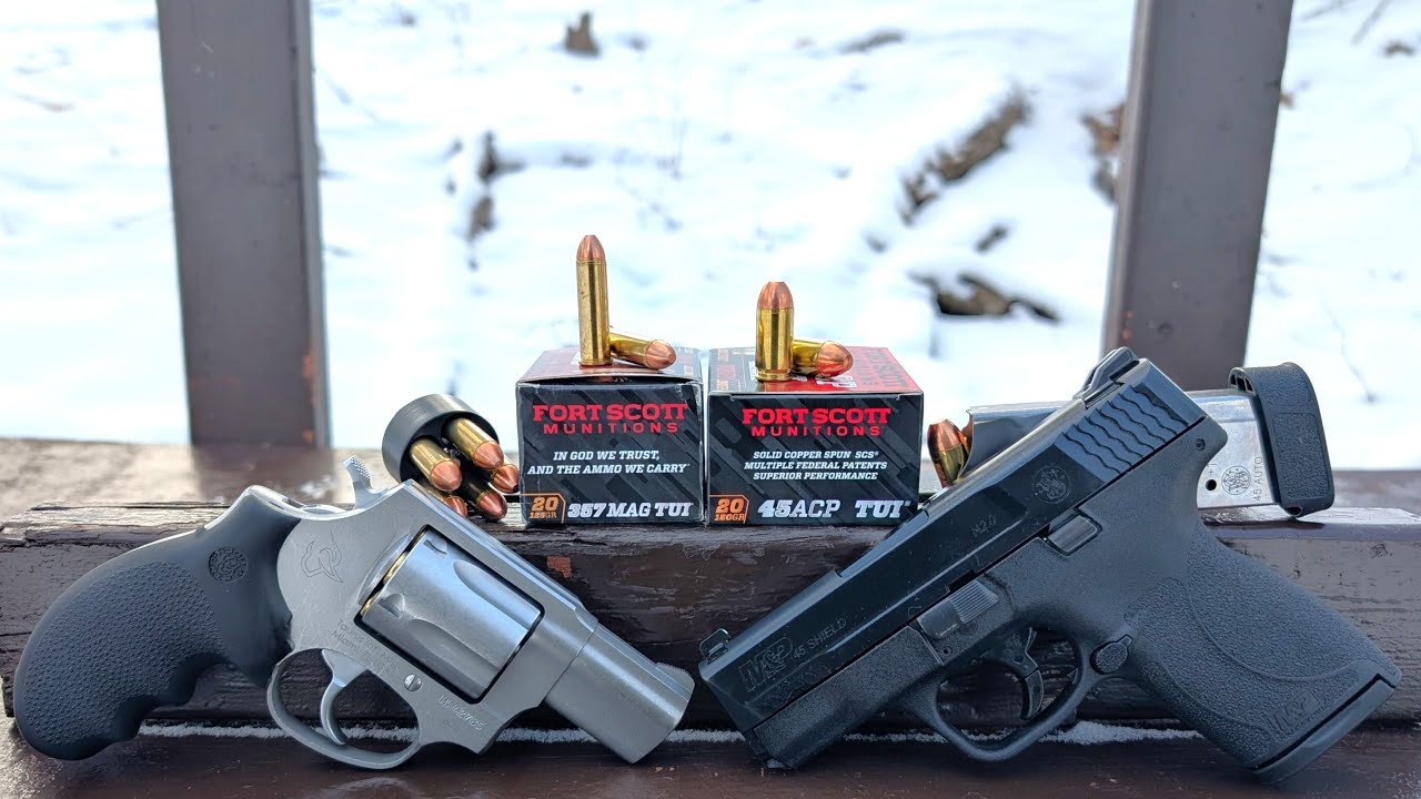 Tumbling Bullets by Design? Fort Scott TUI .357 Mag VS .45 ACP in Short Barrels!