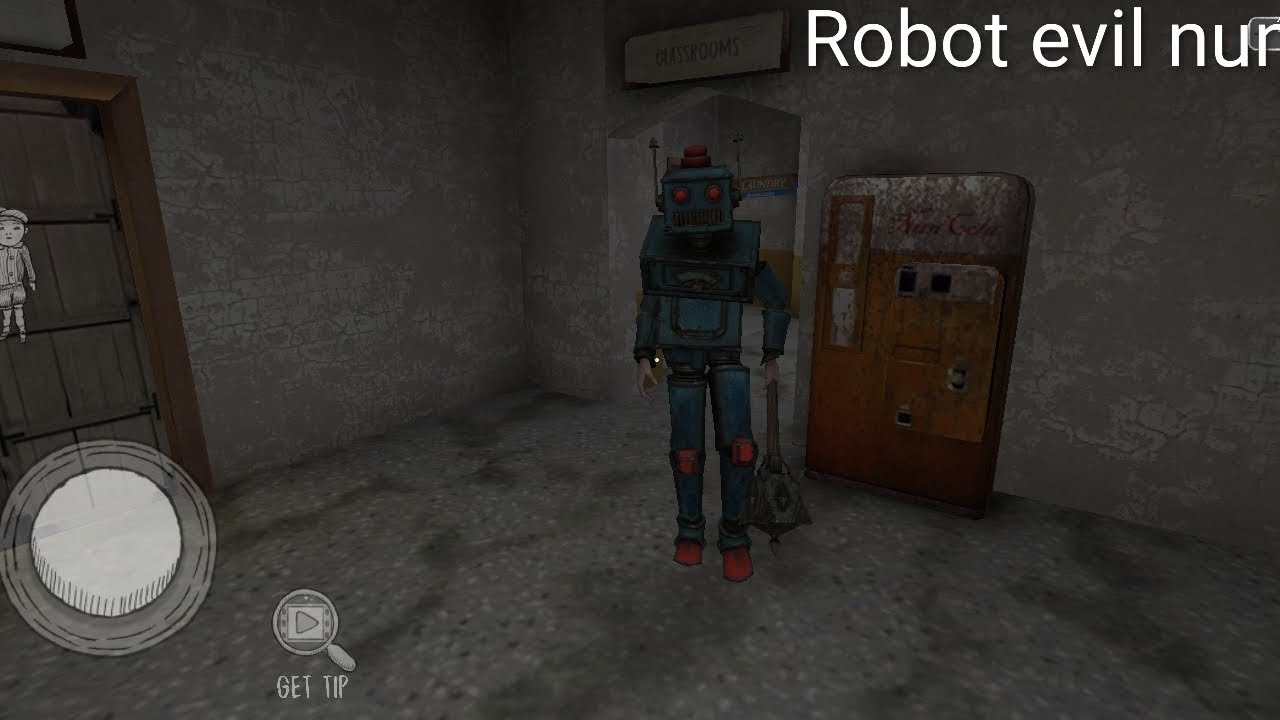 Robot evil nun door escape in normal mode and bad ending gameplay 