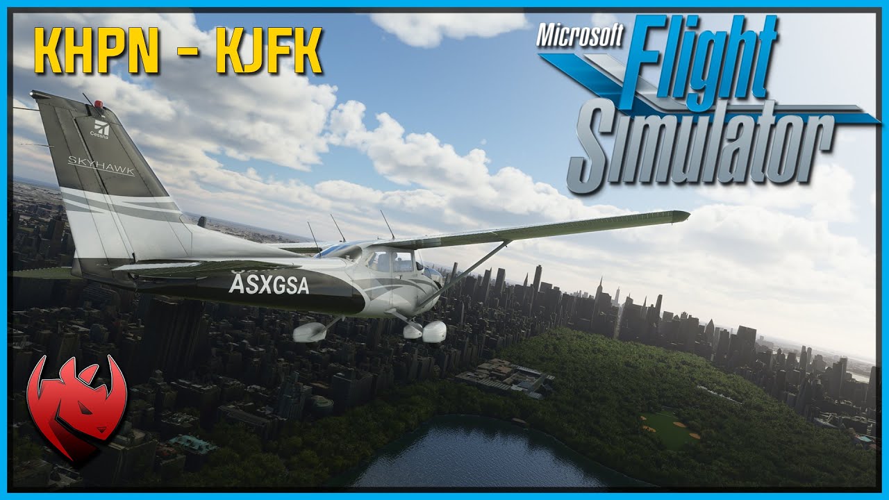 Westchester County to John F. Kennedy (C172 Skyhawk) - Microsoft Flight Simulator
