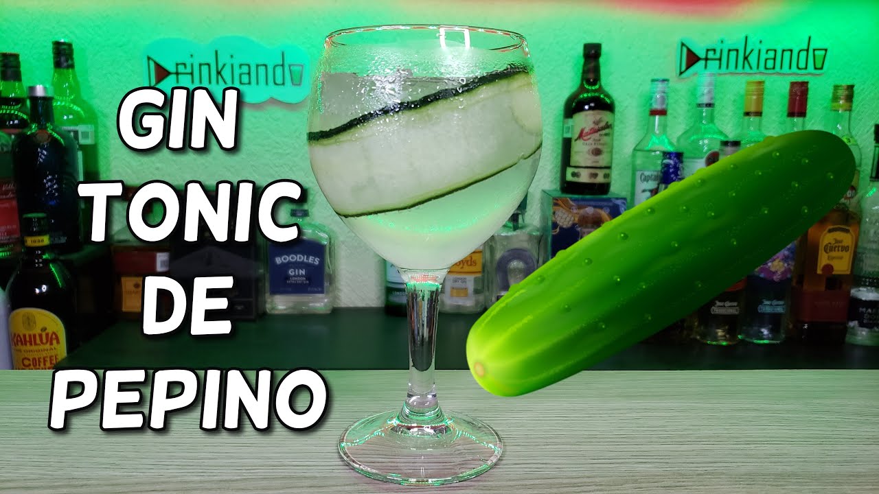 GIN TONIC de PEPINO 🥒 Deliciosa Receta Paso a Paso | 🔴DRINKIANDO🟢
