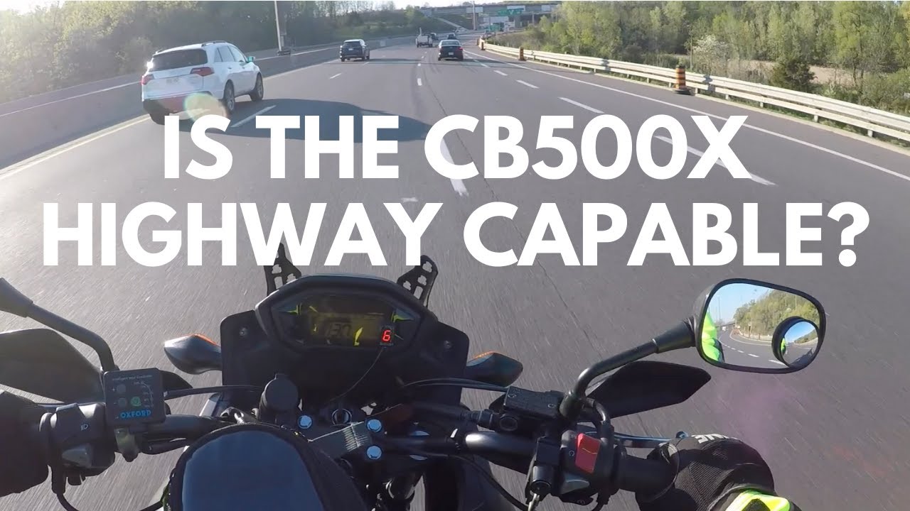 Can You Take the Honda CB500X on the Highway? Is the CB500X Highway Capable? | Motovlog #20