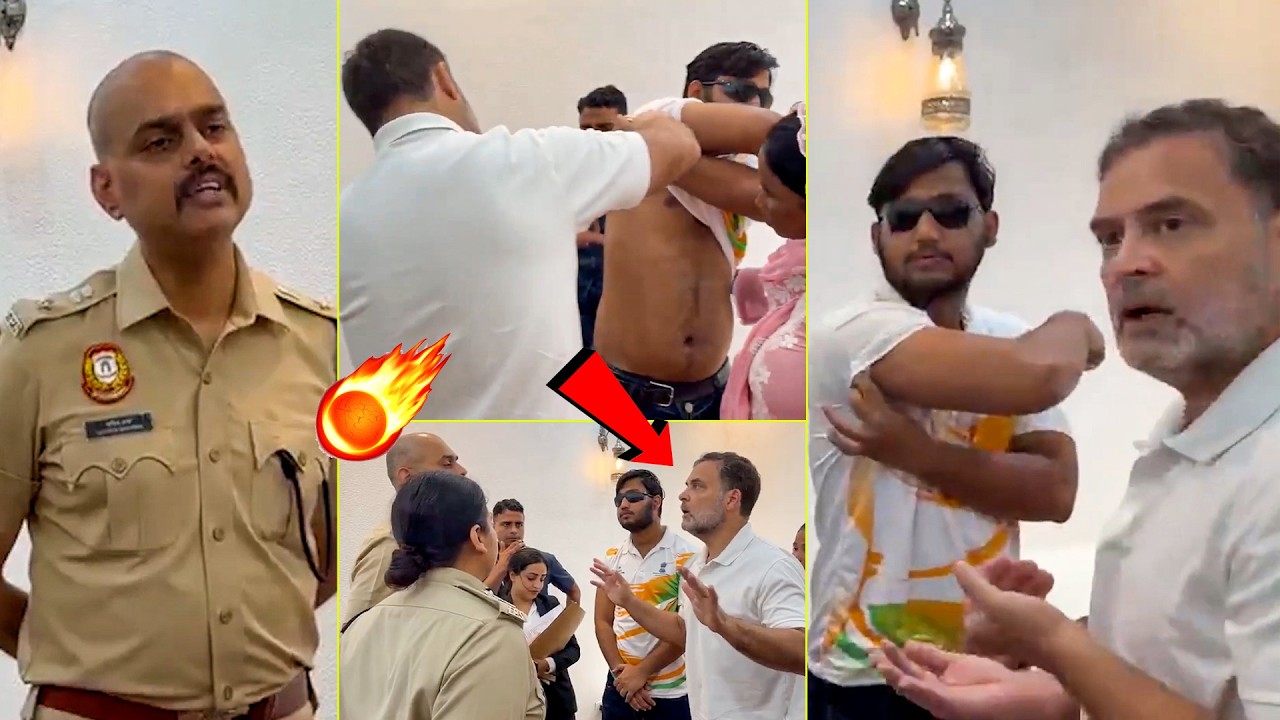 MUST WATCH : Rahul Gandhi Heated Argument With Police | PM Modi | Congress Vs BJP | Amit Shah
