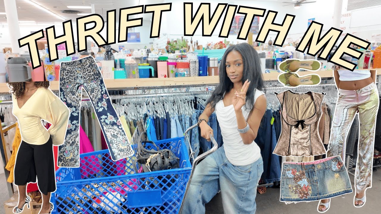 THRIFT WITH ME ✨&hearts;︎ thrifting my dream y2k wardrobe (pre-spring/ end of winter)
