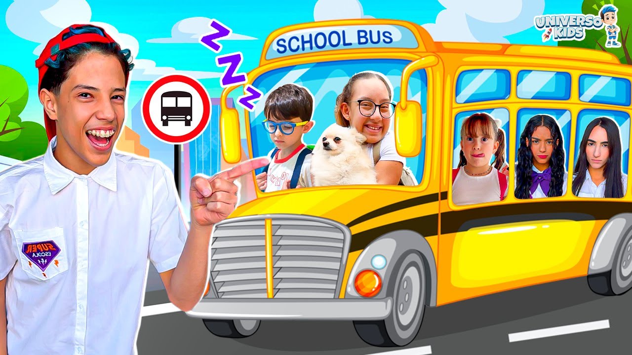 Henrique e Amigos em Histórias sobre ônibus escolar e o valor da Amizade na Escola - Universo Kids