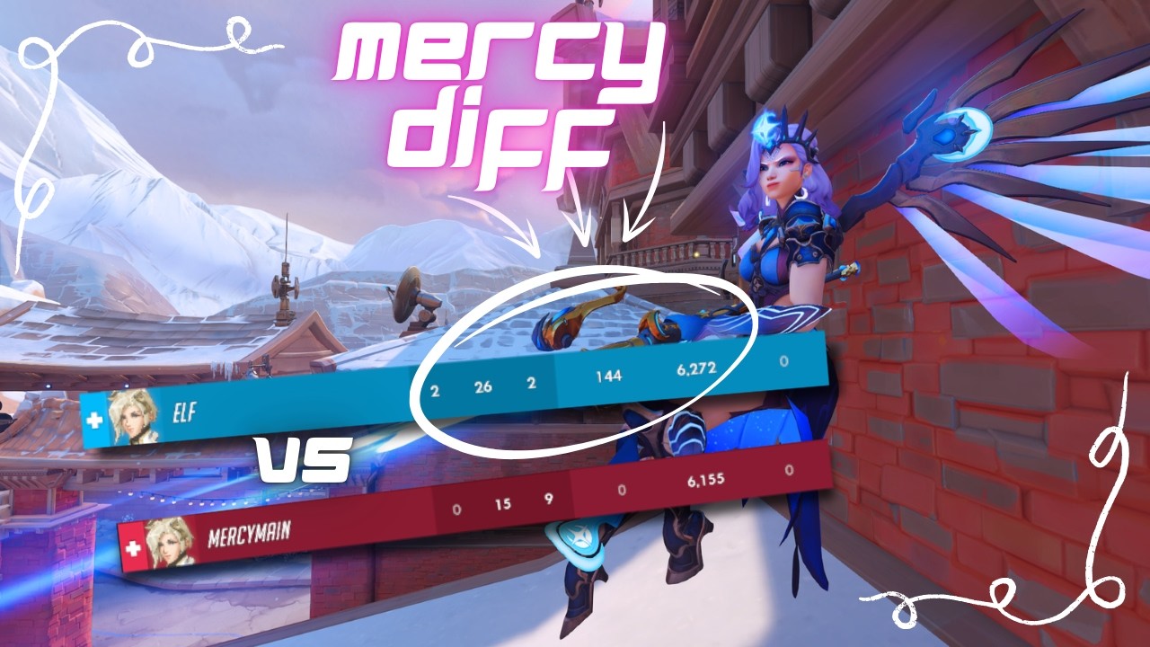 WINNING my placements with COZY mercy gameplay【 Overwatch 】