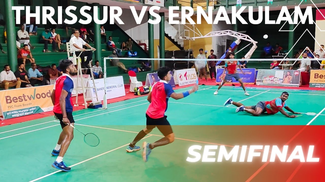 VINAY AP/ADHIN VS ROSHAN/ROHITH :KERALA STATE BADMINTON  TEAM CHAMPIONSHIP SEMI FINAL