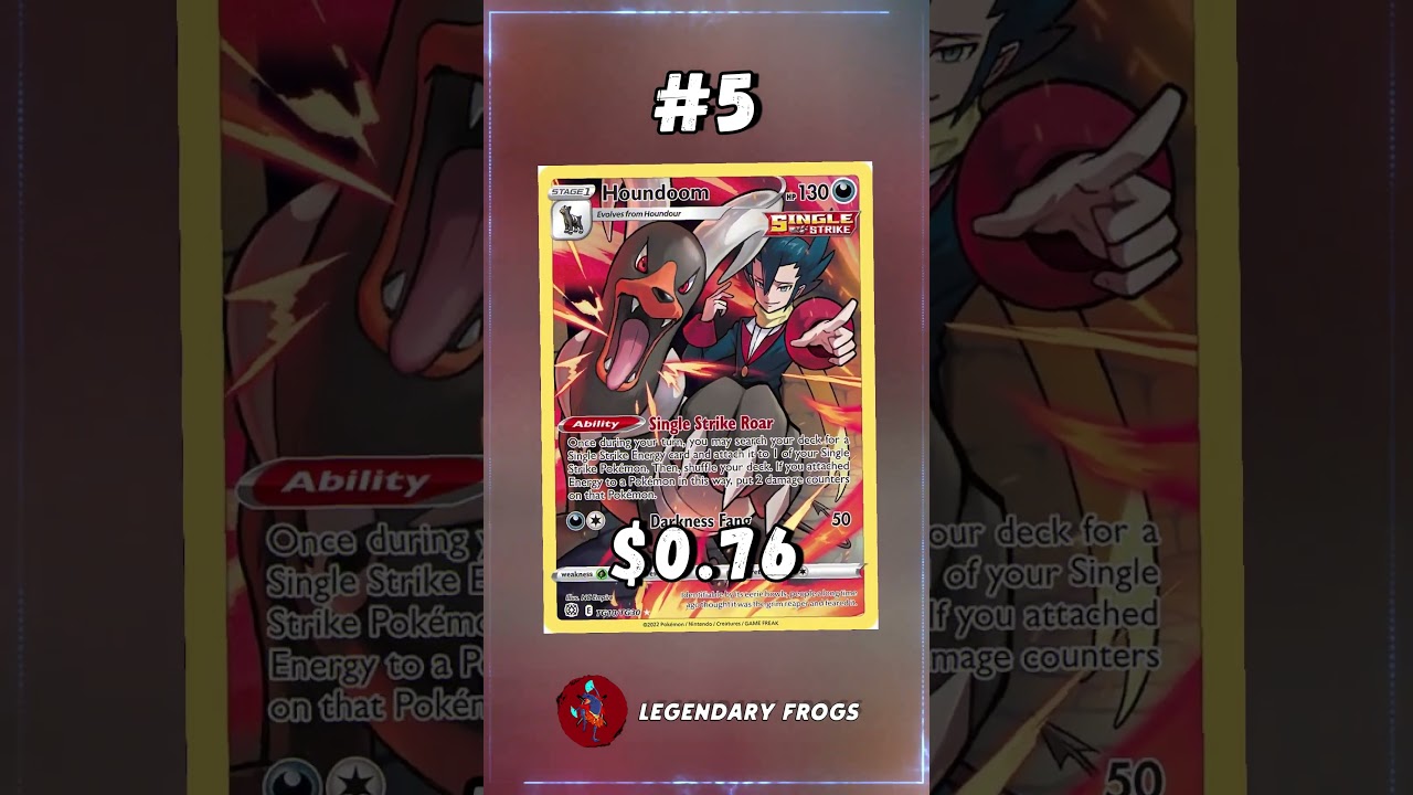 Top 5 Houndoom Full Art Pokemon Cards