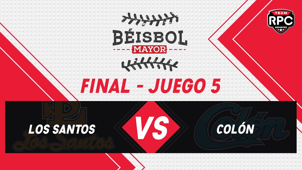Béisbol Mayor 2023 | Los Santos vs Colón | Juego 5 Serie Final