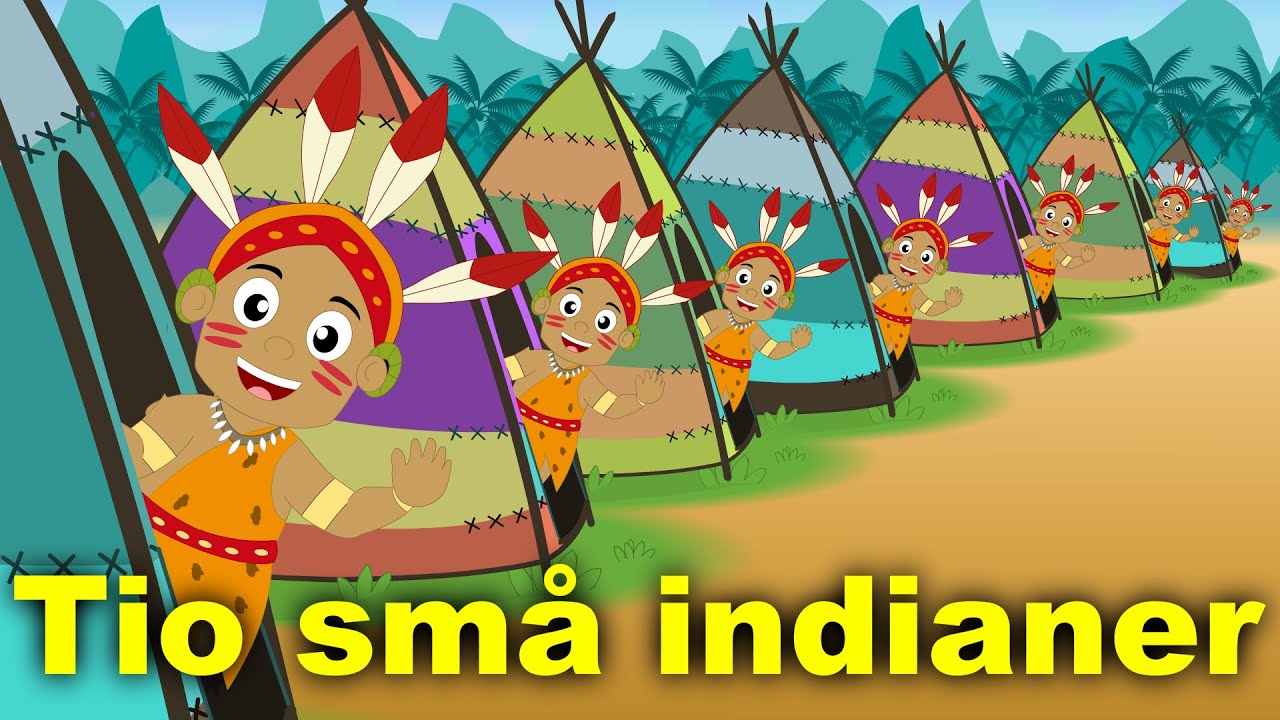 Barnsånger på svenska | Tio små indianer med mera